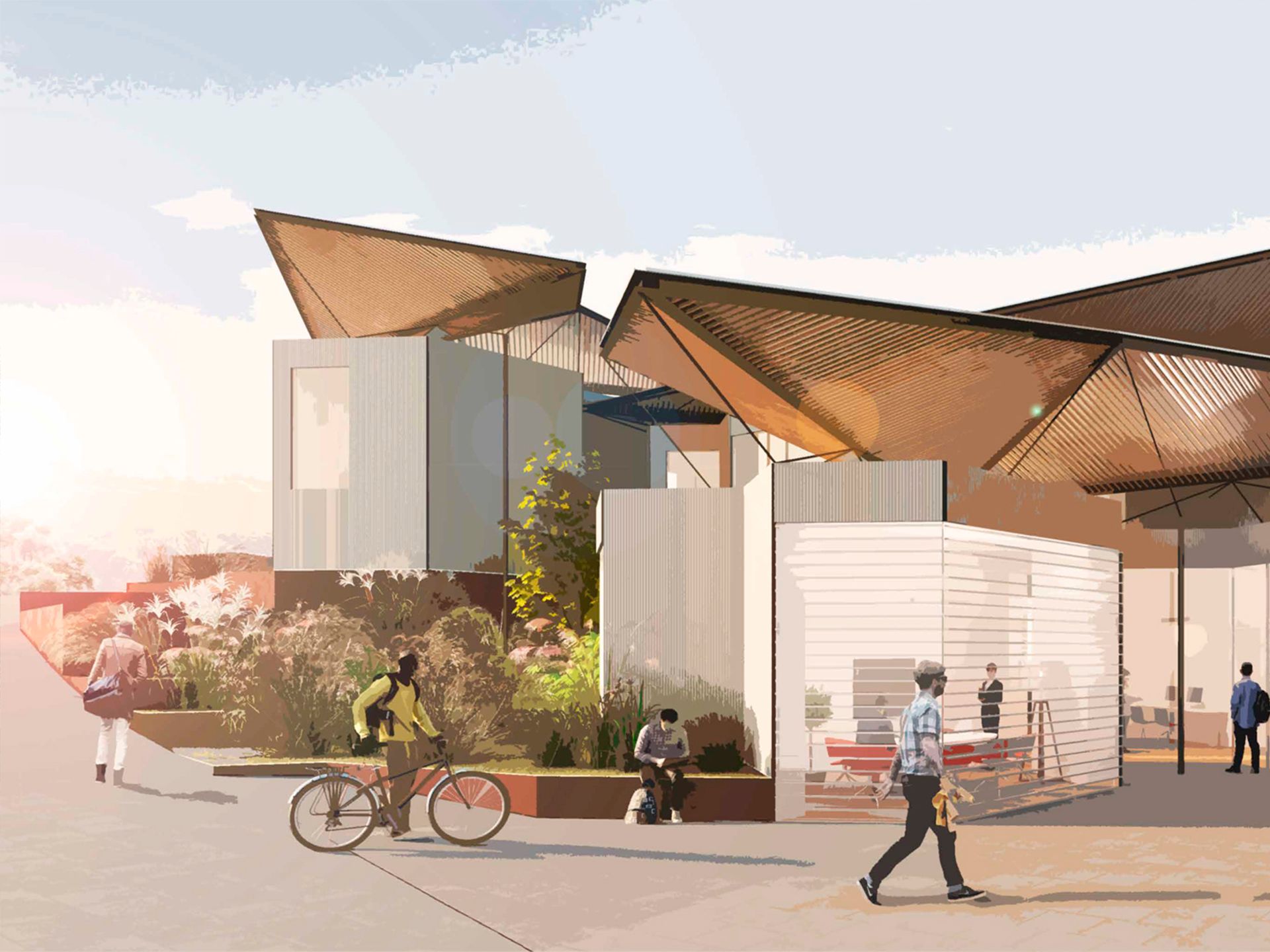 Arco 21 Arquitectura Ayuntamiento Ames "Centro Multifuncional"